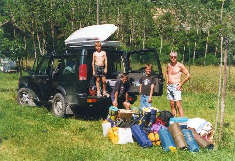 Campen in Demonte ...