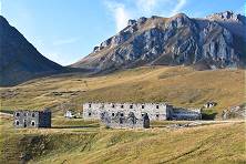 bernachtungsplatz an alten Militranlagen nahe des Colle Valcavera