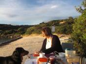 Zweites Frhstck am Sandstrand ...