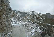 Schneereste vom Gewittertief der Tage zuvor