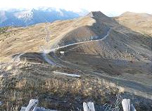 Blick vom Nachtplatz auf den Beginn der Assietta