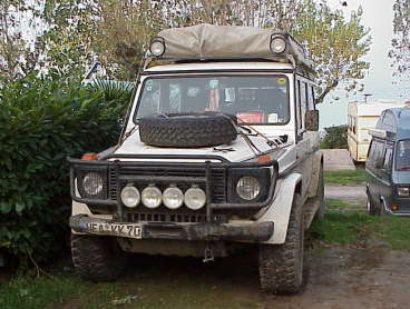 Macht Eindruck: Offroad auf dem Campingplatz ...