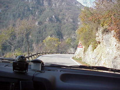 Hhenstrae durch das Valvestino ...