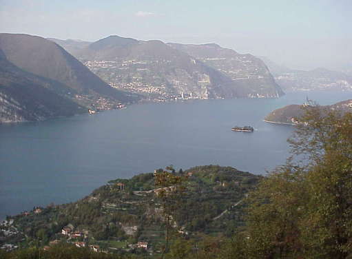 Panoramablick von der Kirche San Fermo ...