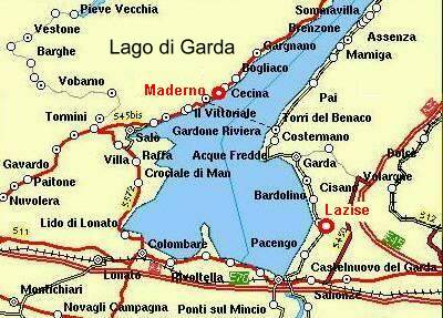 Erste Ziele: Lazise und Toscolano-Maderno ...