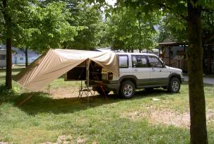 Camping mit Tarp ...