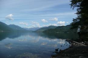Slocan Lake am Morgen ...