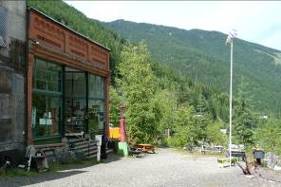 Sandon: berbleibsel des Silberbergbaus ...