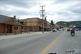 Auf der Main Street von Republic ...