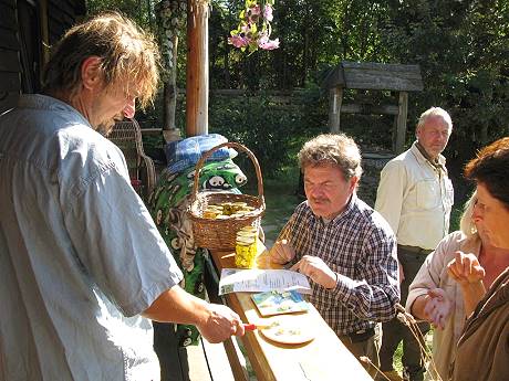 Kseprobe beim Biobauern