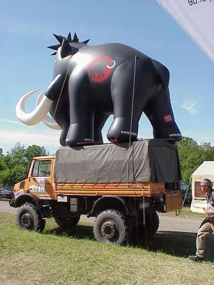 Eine besonders riesige Solardusche?