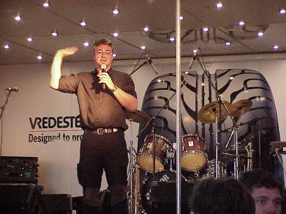 Gottfried Krassa bei der traditionellen Ansprache ... Gottfried Krassa bei der traditionellen Ansprache ...