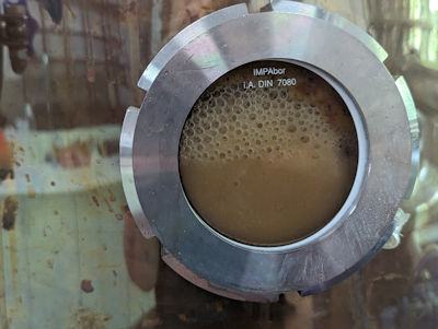 ... die Maische kocht ... ... die Maische kocht ...