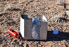 Der fertige Ofen ...