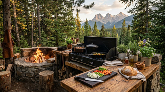Die perfekte Outdoor-K�che ...