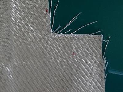 Stoff franst aus ...