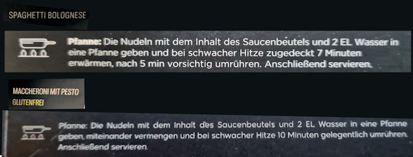 Zubereitungsanleitung Zubereitungsanleitung