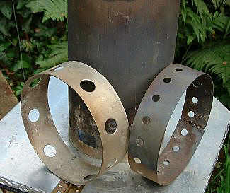 Die Regulierschieber am ersten Modell ... Die Regulierschieber am ersten Modell ...