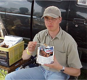 Da kann man das Essen gleich aus dem Beutel lffeln ...