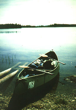 Mit dem Canadier unterwegs ...