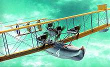 Unterwegs mit sechsk�pfiger Crew ...