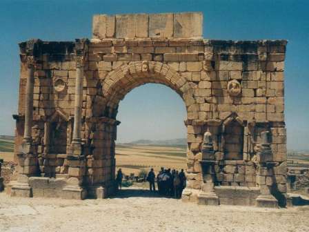 Volubilis: rmisches Tor ...