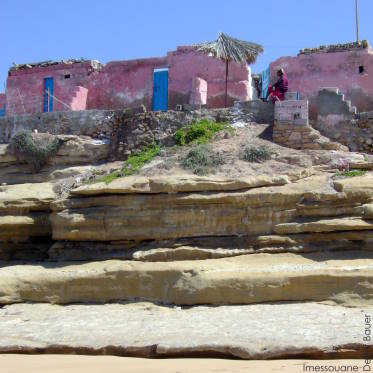 Straenschleife zum Meer nach Imessouane ...