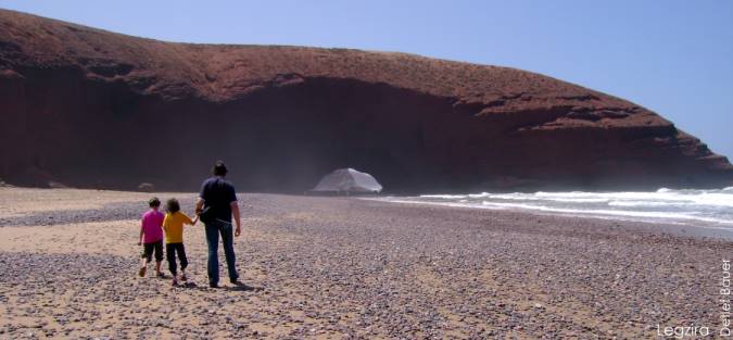 Die Felsentore von Legzira ...