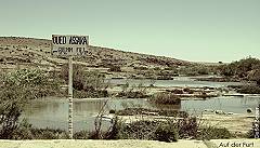 Per Pegelstange wird die Wattiefe angezeigt ...