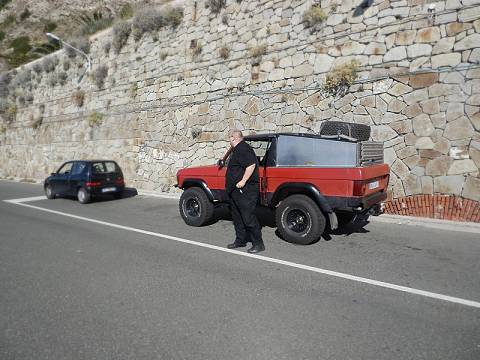 Warten auf die Einfahrt ...