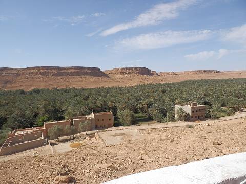 Aussicht im Tafilalet-Tal ...