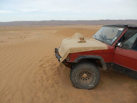 Rast mit Gluthitze ...