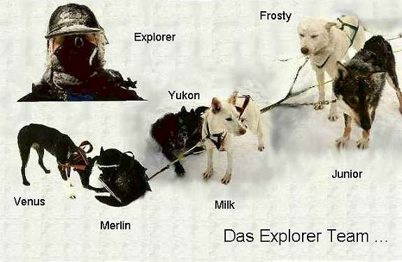 Das Explorer Team - eine traumhafte Crew