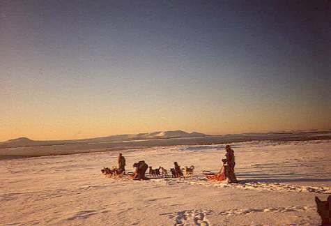 Die Sonne verzaubert das Fjll