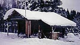 ... und unsere Blockh�tte