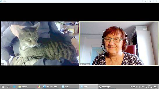 Auch tierische Teilnehmer ...