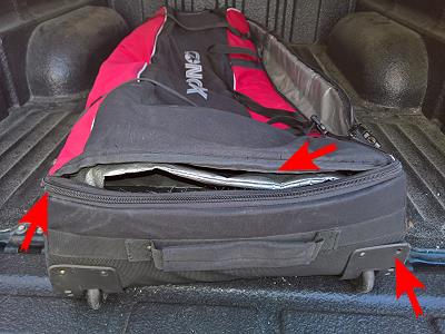 Der Kitebag ist hin ..!