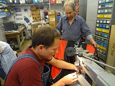 Nhen am Kitebag im Team ...