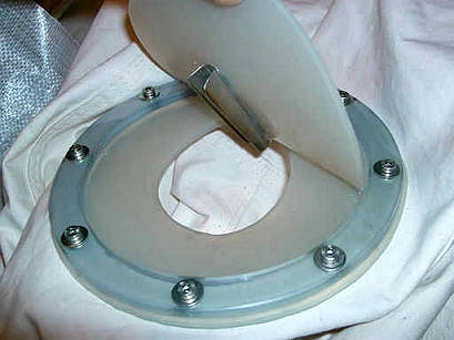 Durchfhrungsflansch mit Abstandhalter