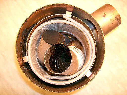 Funkenschutz, Bgen, Halterungen: Passend im Ofen zum Transport