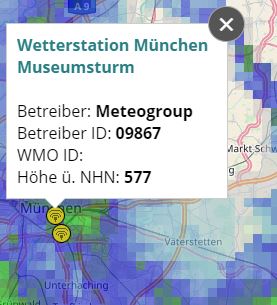 Infos zu Wetterstationen ...