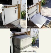 "Damentoilette" im Eingangsbereich ...