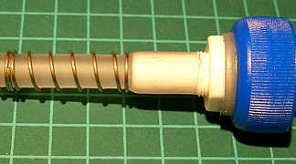 Edle Variante: Schlauchdurchfhrung durch den Flaschendeckel