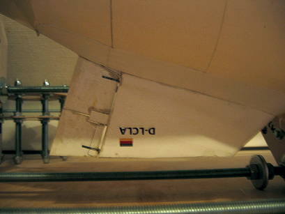 Leitwerke: Alle inneren Teile zu gro ...