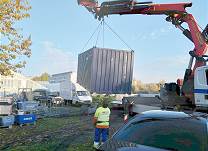 Containertransport unproblematisch ...