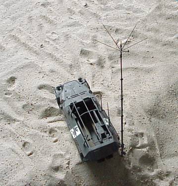 ... und natürlich: Die ausfahrbare Großantenne ... ... und natürlich: Die ausfahrbare Großantenne ...