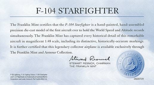 Modell der Franklin Mint Armour Collection ... Modell der Franklin Mint Armour Collection ...