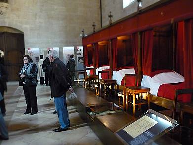 Beeindruckende Atmosphre im Krankensaal ...