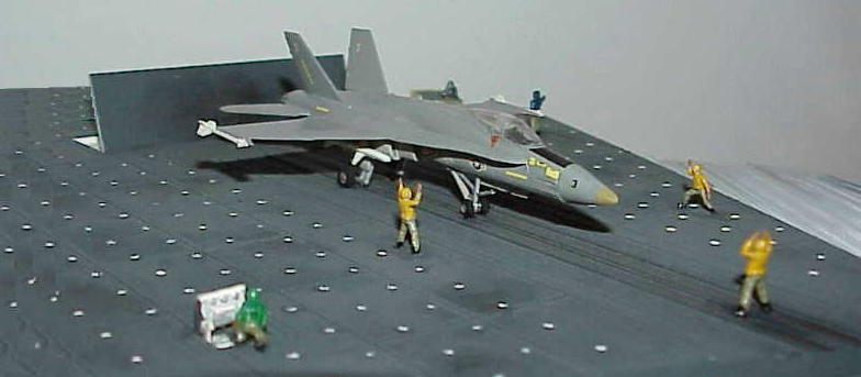 Eine Hornet beim "Blast Off" ...