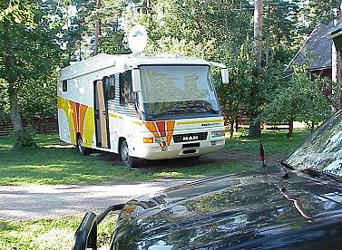 Busfahrer unterwegs im Baltikum ...